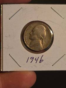 lot 55 image: 1946 Jefferson nickle