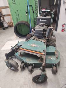 lot 18762 image: Bunton Textron Walk-Behind Mower w Kawasaki Engine and Wide Deck