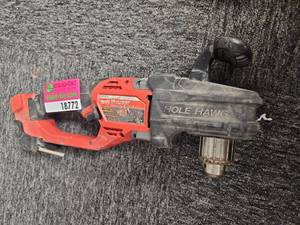 lot 18772 image: Milwaukee M18 Fuel Hole Hawg 12in Right Angle Drill  Model 2807-20
