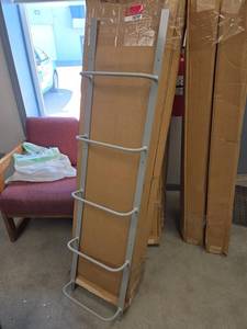 lot 18797 image: Window Well Supply Gray Metal Ladder System  Model CRLD-5 GR&nbsp