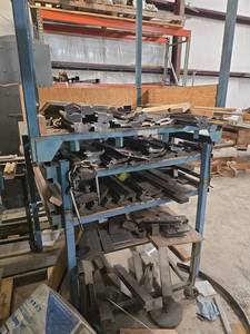 lot 8807 image: Assorted Press Brake Tooling Lot w Punches, Dies & Holders
