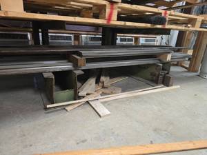 lot 8808 image: Lot of Long Press Brake Dyes  Tongue-and-Groove & Rounded Edge Profiles