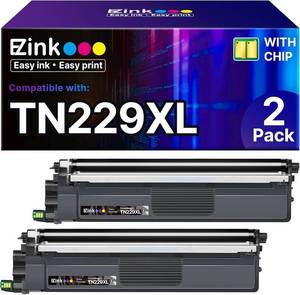 lot 191767 image: E-Z Ink Compatible for Brother TN229XL Toner Cartridges TN229 TN229XL Black