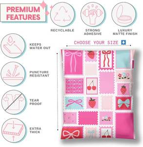 lot 191792 image: Picksie Mailers- Polymailer 10x13 Shipping Bags Boutique Envelope Mailers Poly Postage 10x13