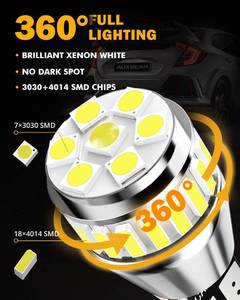 lot 191804 image: Auxbeam 921 LED Bulb Reverse Light, 921 Bulb, 4000LM, 6500K White White 912921