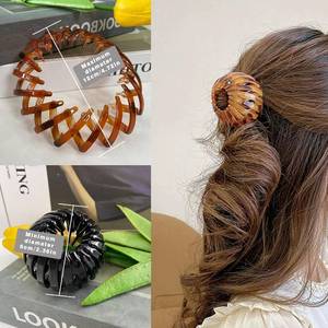 lot 191826 image: 7PCS Bird Nest Magic Hair Clip and Bun Accessories for Women Color-02