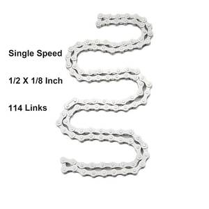 lot 191838 image: WEEROCK Bike Chain Single Speed 1 Speed Bicycle Chains 12 x 18 x 114 Links 12 x 18 x 114 Links 12 x 18 x 114 Links