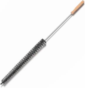 lot 291678 image: Dryer Vent Cleaning Brush - Lint Removal Cleaner Tool, LongFlexible with Wood Handle (28.7Inches)
