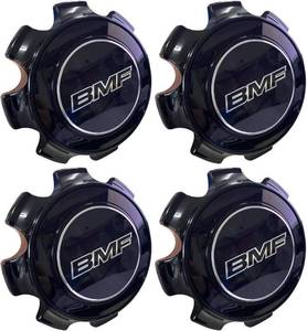 lot 291713 image: Gloss Black BMFCC01 Wheel Rim Center Hub Cap 83452010F 4PCS