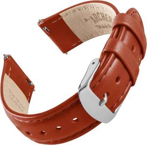 lot 291716 image: Archer Watch Straps - Top Grain Leather Quick Release Watch Bands
