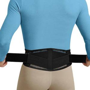 lot 291751 image: cybryeh Thin & Lightweight Back Brace for Lower Back Pain Relief   Slim, Breathable Back Support Brace for Sciatica, Herniated Disc   Adjustable Lumbar Support Belt for Men & Women, All Day Comfort