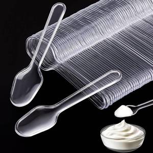 lot 391749 image: 550 Pcs Disposable Mini Tasting Spoons