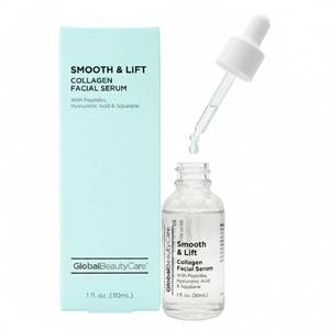 lot 391757 image: Global Beauty Care Smooth & Lift Collagen Facial Serum Hydrating Face Serum to Support Firm-Looking Skin with Peptides, Hyaluronic Acid & Squalane, Fast-Absorbing Hydrating Formula, 1 fl oz (1-Pack)