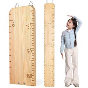 lot 391761 image: Growth Chart for Wall Wooden Height Chart for Kids Unicorn Castle Height Measurement for Wall Kids Height Wall Chart Kids Room Nursery Wall Decor