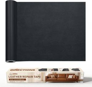 lot 391763 image: ONine Leather Repair Tape,Self Adhesive Leather Repair Patch,Leather Patches for Furniture,Sofa,Car Seats,Office Chair.Vinyl Repair Kit 12x48in(Dark Grey)