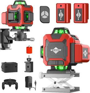 lot 391765 image: WEIDDW Laser Level 360  Green Cross Line Self Leveling Laser Measuring Tool