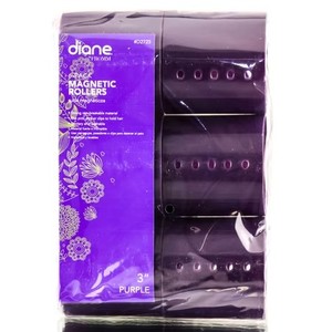 lot 391771 image: Diane Purple Magnetic Rollers - 3 Purple  6 Pk