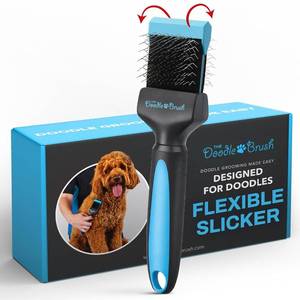 lot 391782 image: The Doodle Brush Slicker Dog Brushes Curly Coat Detangler, Single Head
