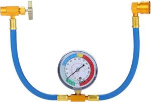 lot 391800 image: R134A AC Refrigerant Recharge Hose Kit 12 Piercing Can Tap Valve