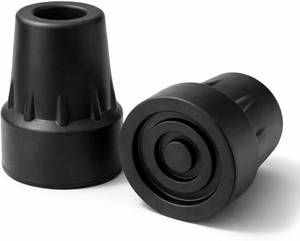 lot 391813 image: Vive Cane Tips (Set of 2) - Heavy Duty 34 inch Replacement Rubber Foot