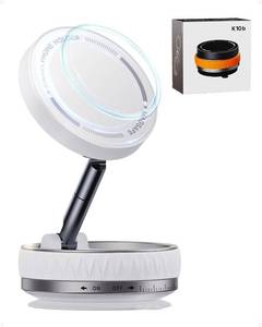 lot 9187255 image: Intoval Vacuum Magnetic Phone Holder for Car, 360 Suction Cup Phone Mount with Snaplock Tech, Adjustable Magnet Stand for Your Car - Fit for Magsafe iPhone, Come with 2 Mag Rings, Flat Nano Sticker
