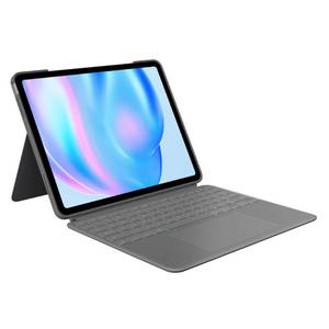 lot 5022 image: Logitech Combo Touch Keyboard Case iPad Air 13-Inch (M2M3M4) Oxford Grey  Retail $85.02