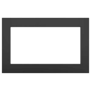 lot 5036 image: GE 27 Built-In Microwave Trim Kit Black JX7227DLBB