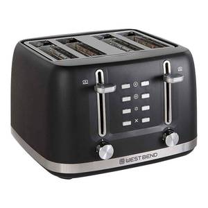 lot 5052 image: West Bend 4-Slice Toaster Black TTWB4SBK13