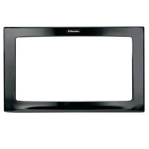 lot 5011 image: Electrolux Built-In Microwave Trim Kit 30in Black Stainless