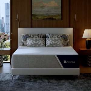 lot 102 image: Avenco SyncDeep 14 Inch King Mattress for Deep Sleep, Memory Foam MattressKing Mattress with Open-Cell Foam for Breathable Comfort, Gel Memory Foam Mattress for Cooling Night Sleep, Cover Removable - Retail $459