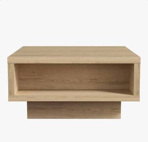 lot 120 image: Caomhan Pedestal Coffee Table with Storage - Retail $237