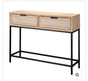 lot 124 image: Reed Console Table - Retail $514