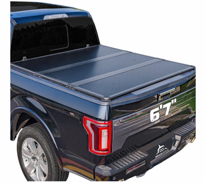 lot 132 image: Hard Folding Truck Bed Tonneau Cover Compatible with Chevy Silverado & GMC Sierra 1500(2007-2026) 2500 3500 HD(2007-2019) 6.6 ft Standard Box(NO CarbonPro Bed), Tri Fold Style - Retail $499