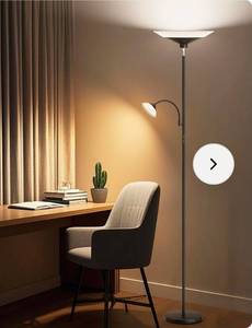 lot 148 image: SIBRILLE LED Torchiere Floor Lamp - Retail $69
