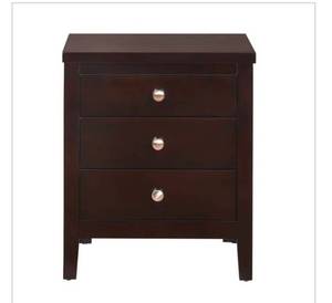 lot 157 image: Lawrence 3 Drawer Nightstand - Retail $227