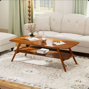 lot 173 image: 41 Wide Solid Wood Coffee Table - Retail $183