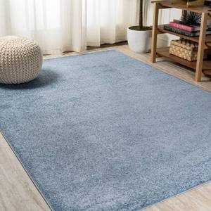 lot 179 image: JONATHAN Y SUPERSOFT 8 x 10 Area Rug  Haze - Classic Blue  SEU100F-8 - Retail $331