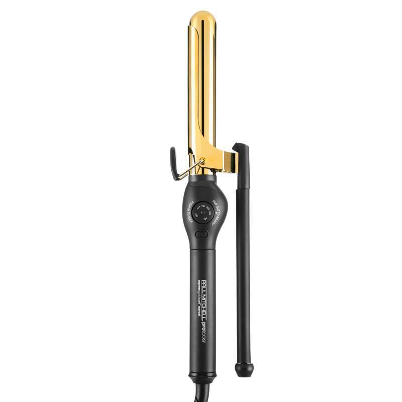 lot 18612 image: Paul Mitchell Pro Tools Express Gold Curl Marcel Titanium Curling Iron, Fast-Heating to Create a Variety of Curls, 1 Barrel - Retail $75