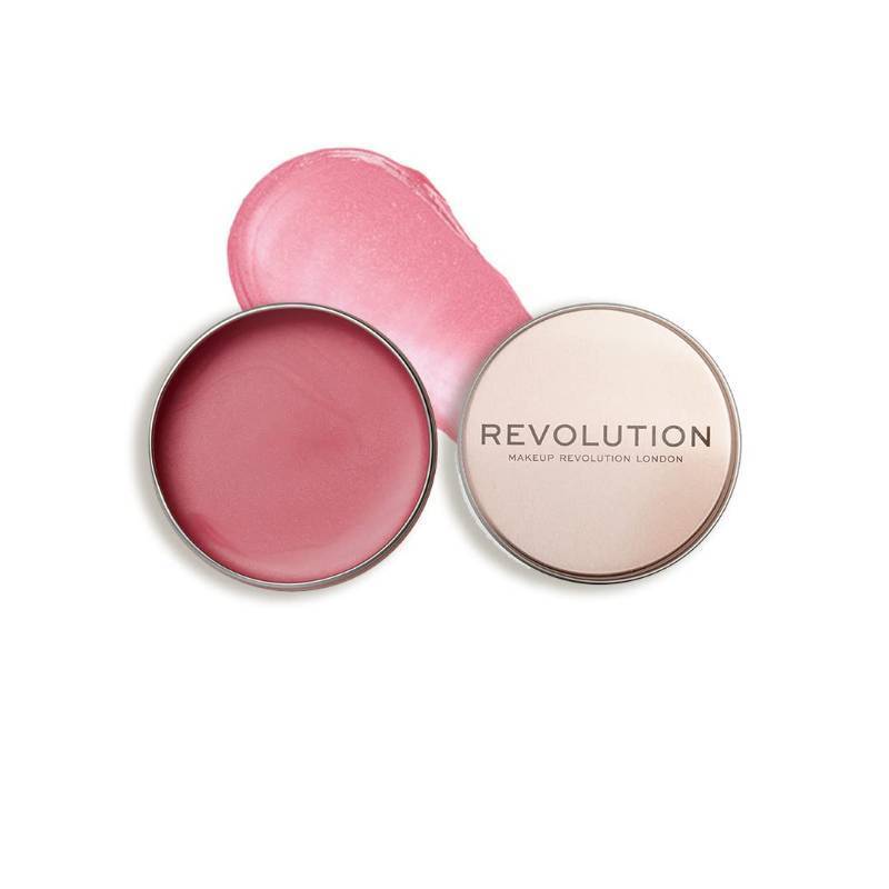 lot 18710 image: Revolution, Balm Glow, Multi-Use Cream Balm, Dewy Natural Finish for Cheeks, Lips & Lids, Sheer Color, Rose Pink, Vegan & Cruelty-Free, 1.12 oz - Retail $12