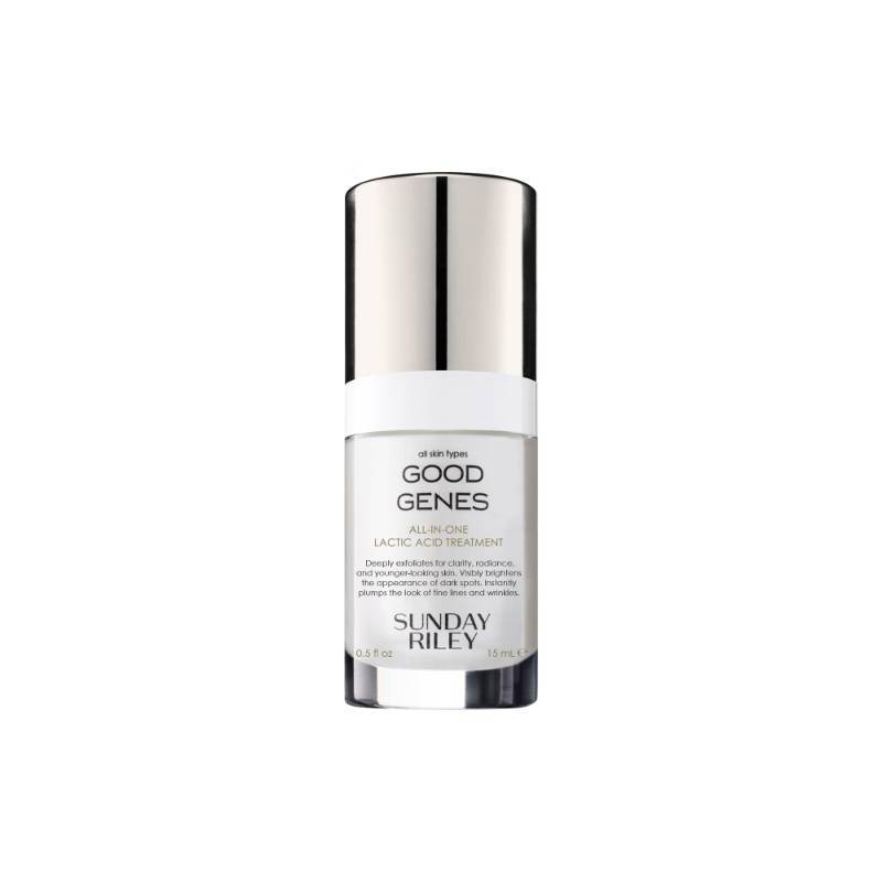 lot 39189 image: Sunday Riley Sunday GGL-15-US-FG Riley Good Genes All-In-One Lactic Acid Treatment Face Serum 0.5oz - Retail $50