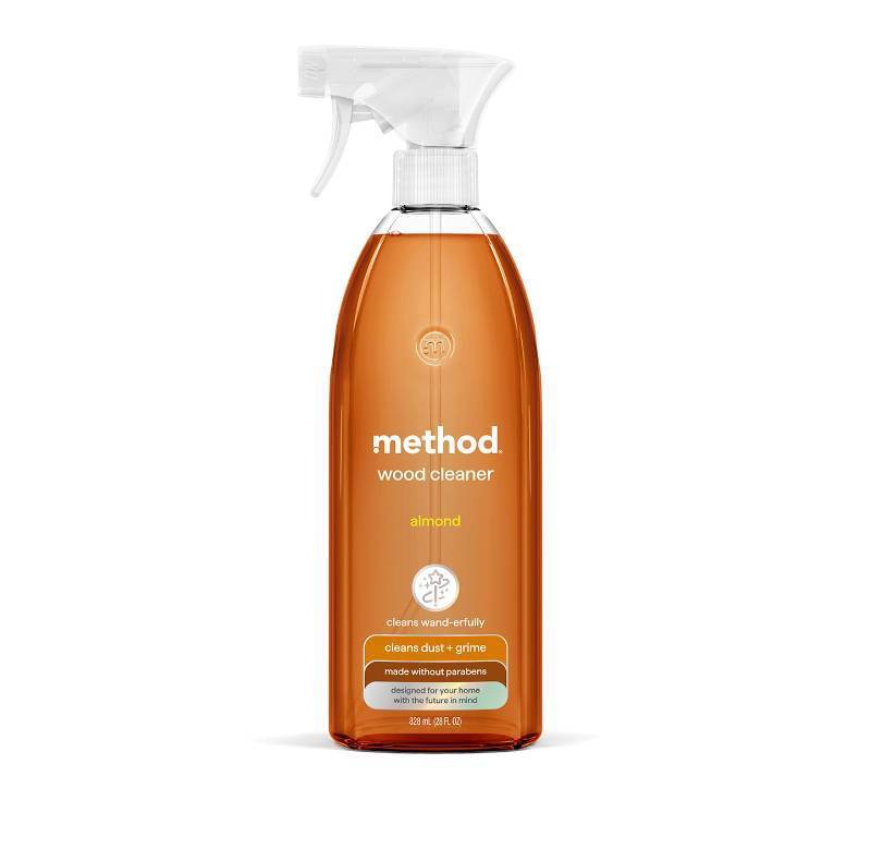 lot 39619 image: method Daily Wood Cleaner, Almond, 28 fl oz - Retail $6