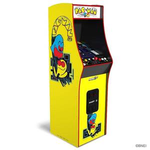 lot 47564 image: Arcade1Up PacMan Legacy Arcade Deluxe Edition, Some Scratches on Wood Frame. BOXES HAVE BEEN OPENED. - Retail $500