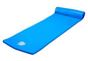 lot 47594 image: TRC Recreation Foam Swimming Pool Float, Floating Water Lounger, Camping Mat, 1.25 - Retail $110