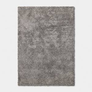 lot 21138 image: 5x7 Speckled Shag Dorm Area Rug Gray - Threshold - Retail $50
