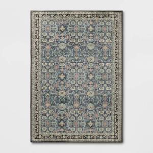 lot 21159 image: 7x10 Floral Persian Area Rug - Threshold - Retail $300