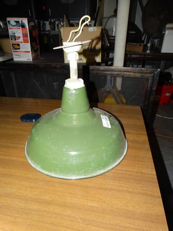 lot 8118 image: Vintage Hanging Light Fixture