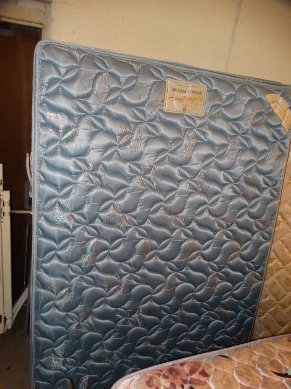 lot 8211 image: Eastman House Imperial Posture Mattress w Box Springs--Approx. L60 x W79