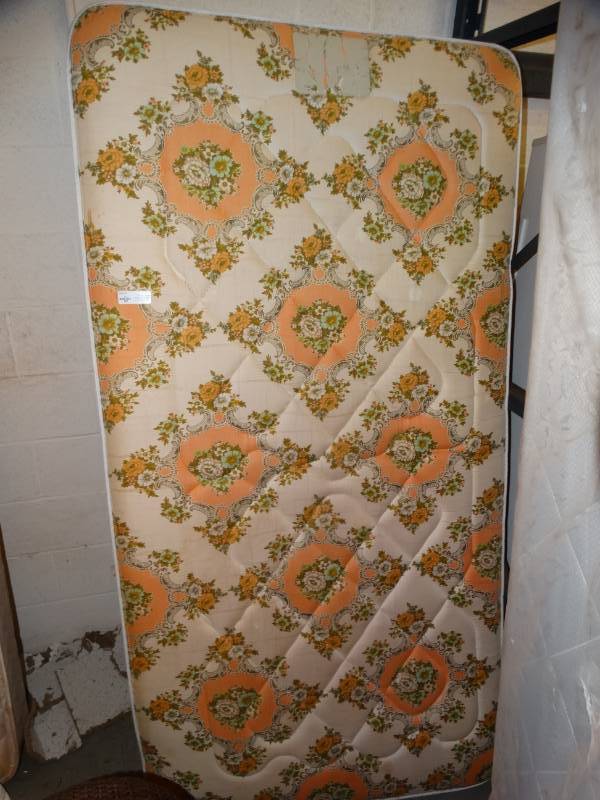 lot 8219 image: Twin Mattress w Box Springs