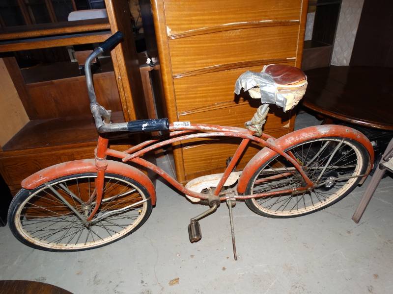lot 8231 image: Orange Bicycle