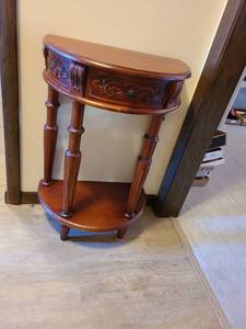 lot 815 image: Hall table with drawer, 31x18.5x18